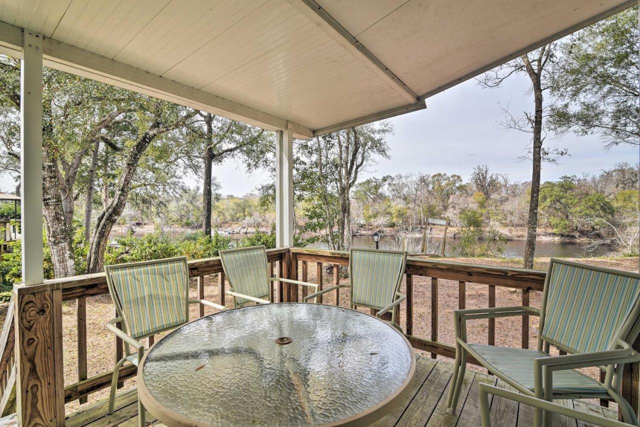 Fishing Paradise With Deck On Suwannee River 브랜퍼드 외부 사진