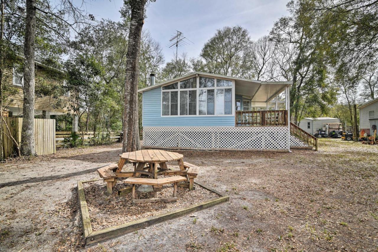 Fishing Paradise With Deck On Suwannee River 브랜퍼드 외부 사진