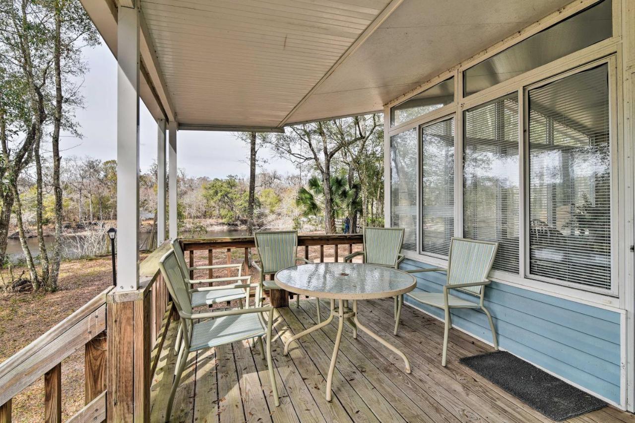 Fishing Paradise With Deck On Suwannee River 브랜퍼드 외부 사진
